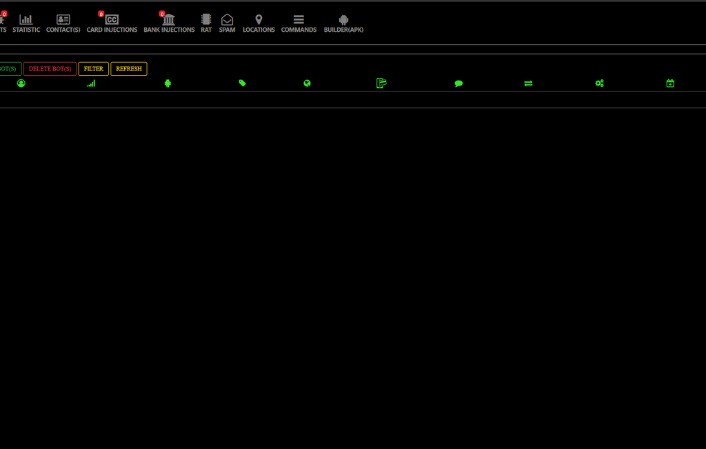 ANUBIS 7.0 ANDROID BOTNET