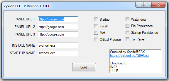 Zyklon HTTP Botnet Painel