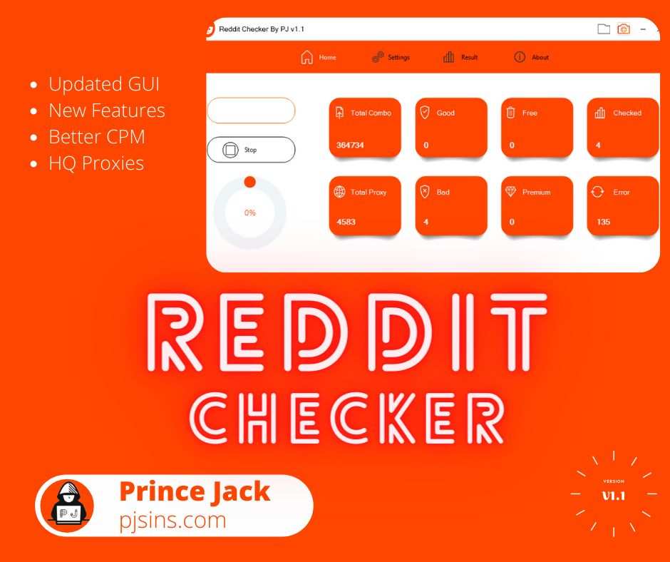 LATEST REDDIT CHECKER BY PJ V1.1